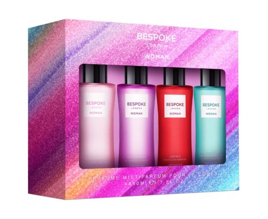 Dr. Hauschka BESPOKE Zestaw Mgiełki do ciała dla kobiet Mandarin, Spiced Pear, Jasmine&CHocolate, Bergamot 4 x 50 ml Sieviešu Smaržas