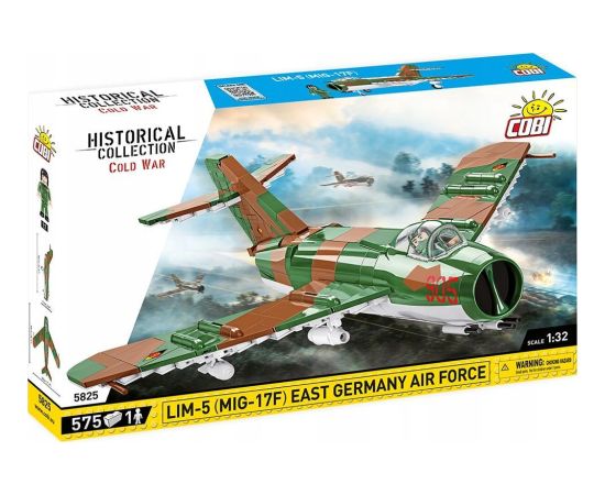 Cobi HC Cold War Myśliwiec Lim-5 MiG-17F NRD Mašīnas un piederumi