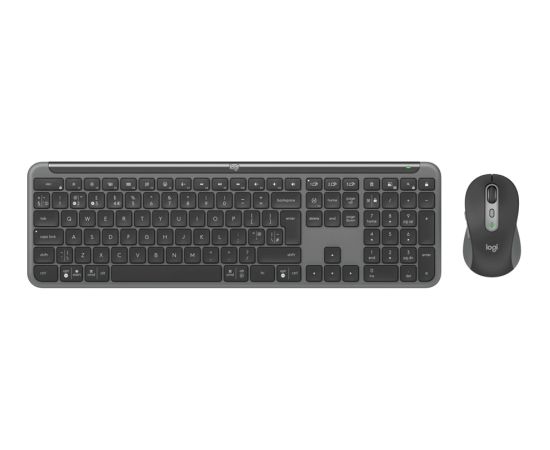 LOGITECH Signature Slim Wireless Keyboard and Mouse Combo MK950 - GRAPHITE - PAN - 2.4GHZ/BT - NORDIC-613 Клавиатуры
