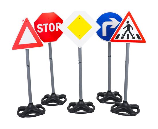 RoGer Обучающий Набор Дорожных Знаков 5шт Машины и аксессуары