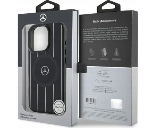 Mercedes Double Layer Crossed Lines MagSafe Защитный Чехол для Apple iPhone 16 Pro Max Чехлы - альтернативные