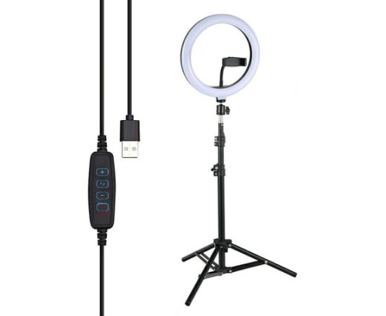 RoGer V7 Universāls Tripod Statnis priekš Selfie ar 3 toņu LED lampu 2.1m Telefonu Stabilizatori