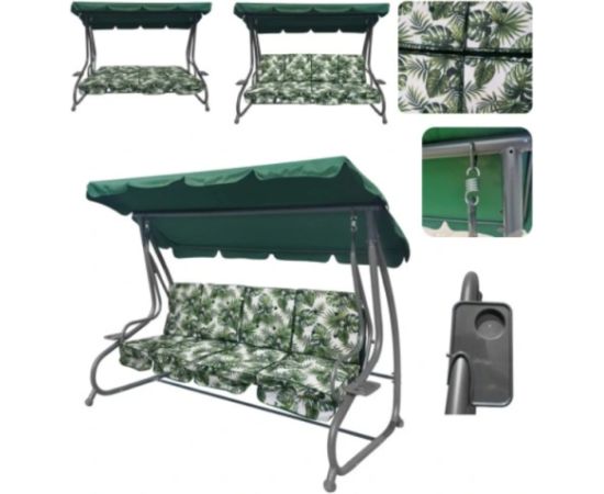 RoGer Садовые Kачели 240 x 114 x 168 cm Dārza krēsli