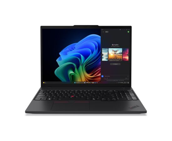 Lenovo ThinkPad T16 Gen 4 (AMD) Copilot+ PC AMD Ryzen™ AI 7 350 Laptop 40.6 cm (16") WUXGA 32 GB DDR5-SDRAM 1 TB SSD Wi-Fi 7 (802.11be) Windows 11 Pro English Black Portatīvie datori