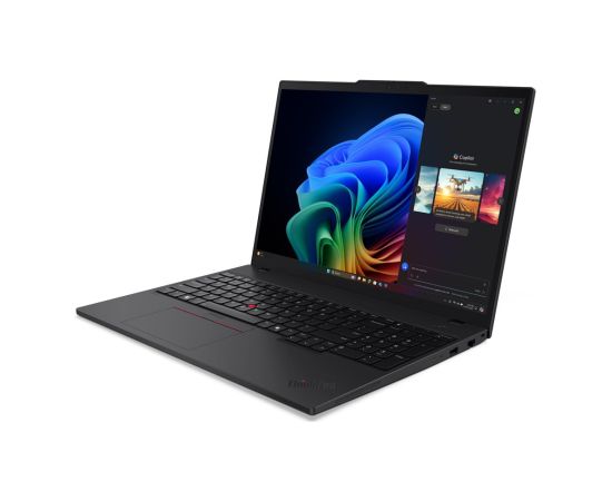 Lenovo ThinkPad T16 Gen 4 (AMD) Copilot+ PC AMD Ryzen™ AI 7 350 Laptop 40.6 cm (16") WUXGA 32 GB DDR5-SDRAM 1 TB SSD Wi-Fi 7 (802.11be) Windows 11 Pro English Black Portatīvie datori