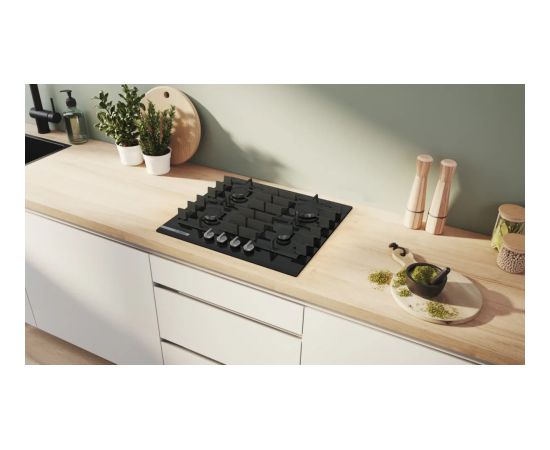 Bosch PRP6A6H40 hob Black Built-in 60 cm Gas 4 zone(s) Jaunumi Sadz. tehnika