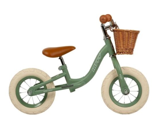 Rowerek biegowy HUFFY Vintage 10" Zielony Детские велосипеды