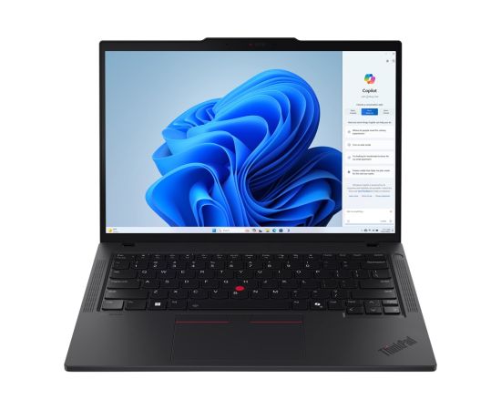 Lenovo ThinkPad T14 Gen 5 (AMD) AMD Ryzen™ 7 PRO 8840U Laptop 35.6 cm (14") Touchscreen WUXGA 32 GB DDR5-SDRAM 512 GB SSD Wi-Fi 6E (802.11ax) Windows 11 Pro English Black New Repack/Repacked Ноутбуки