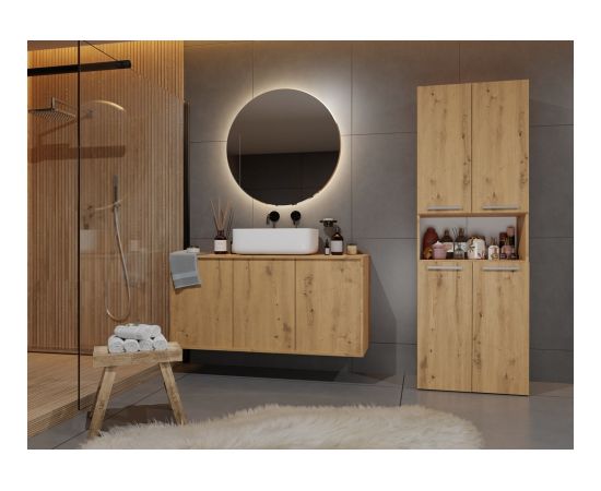 Top E Shop Topeshop NEL 1K DK ART KPL bathroom storage cabinet Oak Новинки Для дома и сада 