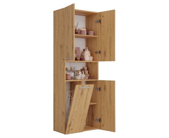 Top E Shop Topeshop NEL 1K DK ART KPL bathroom storage cabinet Oak Новинки Для дома и сада 