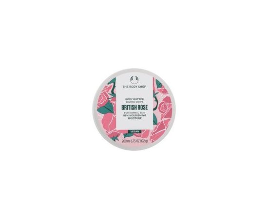 The Body Shop British Rose Body Butter 200ml Ķermeņa kosmētika