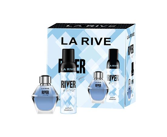 La Rive River Of Love Dárková sada EDP 100 ml a deospray 150 ml 100ml Dāvanu komplekti
