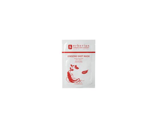 Erborian Ginseng Shot Mask Face Sheet Mask 15.0g Ķermeņa kosmētika