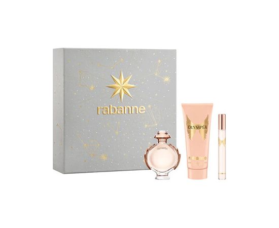 Paco Rabanne Olympea Dárková sada EDP 50 ml, tělové mléko 100 ml a miniaturka EDP 10 ml 50ml Парфюмерные наборы