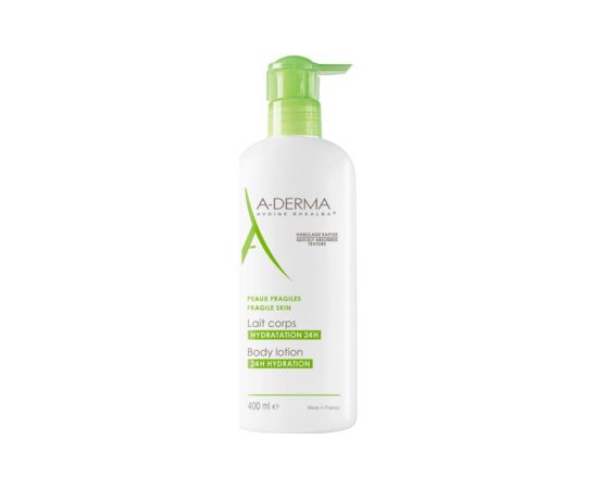 A-derma Les Indispensables Body Lotion 24H Hydration - Body Lotion 400ml Ķermeņa kosmētika
