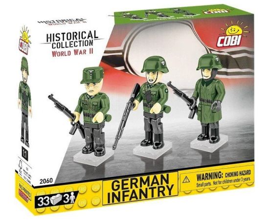 Cobi Klocki Niemiecka piechota - Zestaw 3 figurek Машины и аксессуары