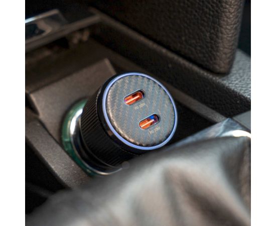 Swissten PD Mini 2x USB-C Автомобильное зарядное устройство 20W Автомобильные зарядные устройства