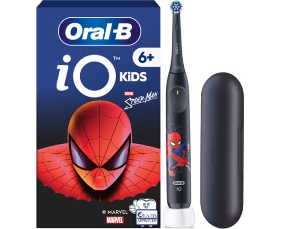 Oral-B Electric Toothbrush with Travel Case, 6Y+ iO Kids Marvel Spiderman Rechargeable For kids Number of brush heads included 1 Number of teeth brushing modes 3 Elektriskās zobu birstes, irigatori