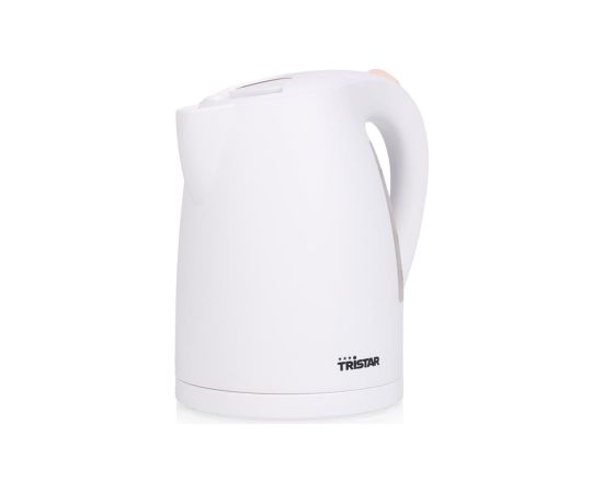 Tristar Kettle WK-1345 Electric 2200 W 1.7 L Plastic 360° rotational base White Tējkannas (elektriskās)