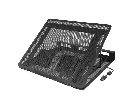 Natec Laptop Cooler Pad, 2 Fans Tern 2 Plus Black Новинки Компьютерная техника