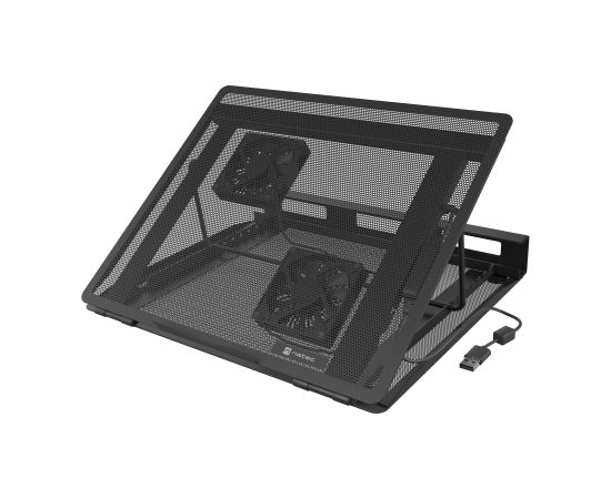Natec Laptop Cooler Pad, 2 Fans Tern 2 Plus Black Новинки Компьютерная техника