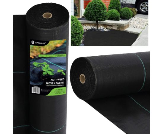 Agrotekstils pret nezālēm Springos AG0037 90g/m2 0,8x50 m Siltumnīcas