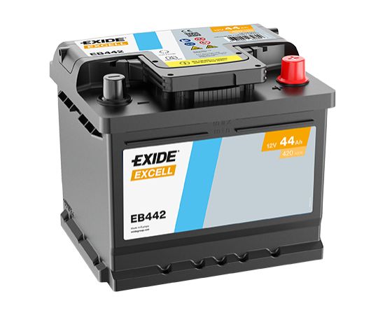 44Ah 420A akumulators EXIDE EB442 207x175x175-+ Akumulatori