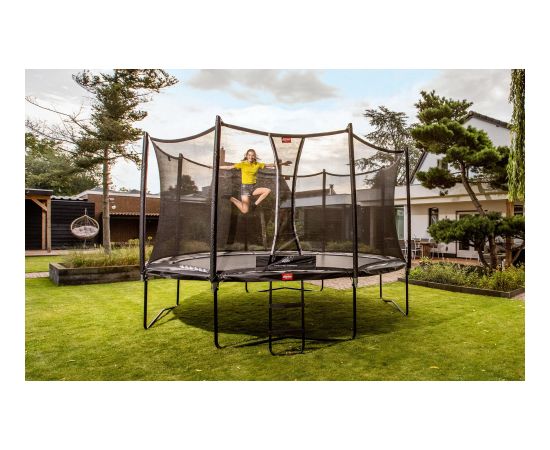 Batuts BERG Favorit - 380 cm, zaļš, ar Comfort drošības tīklu Батуты и аксессуары