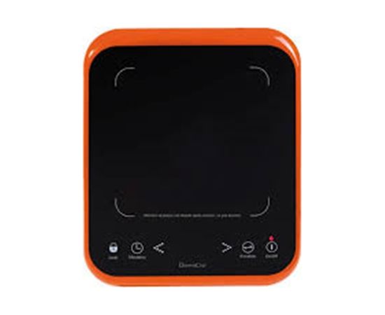 DomoClip Free standing table hob DOC120 Number of burners/cooking zones 1, Touch, Black/ red, Vitroceramic