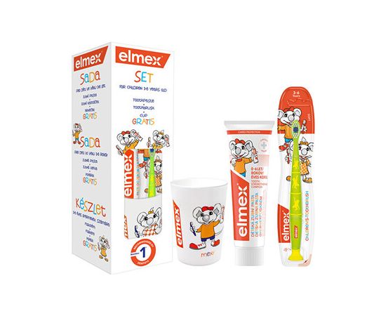 Elmex Dárková sada zubní péče pro děti Ķermeņa kosmētika