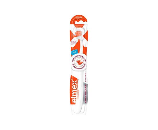 Elmex Expert Precision Caries Protection Toothbrush - Zubní kartáček pro hloubkové čištění mezizubních prostor Zobu pastas un mutes dobuma skalojamie līdzekļi