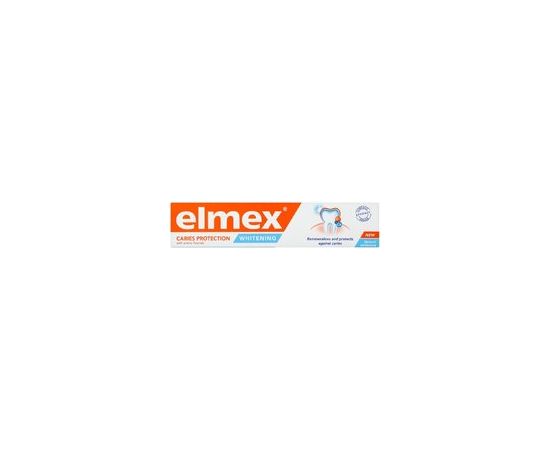 Elmex Caries Protection Whitening (3 x 75 ml) - Whitening toothpaste Zobu pastas un mutes dobuma skalojamie līdzekļi