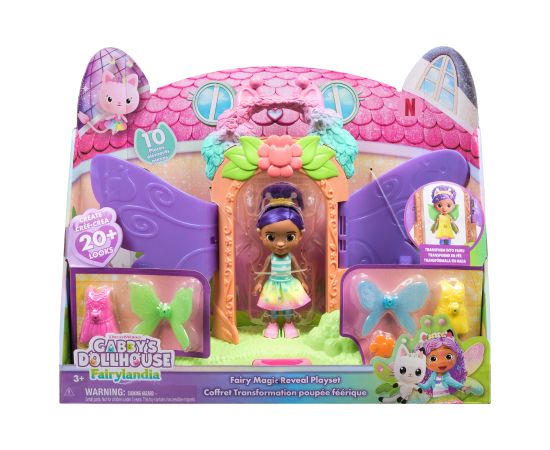 GABBY´S DOLLHOUSE Rotaļu komplekts Flutter-riffic tērpu ballīte Lelles