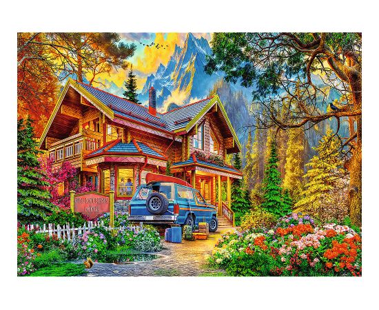 TREFL Набор пазлов Горный Домик, 2x500 шт. Пазлы