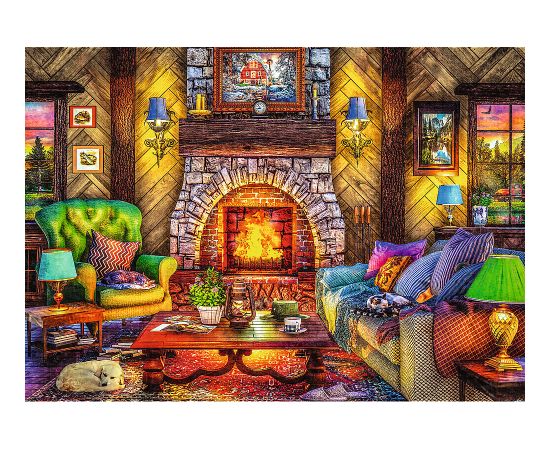 TREFL Набор пазлов Горный Домик, 2x500 шт. Пазлы