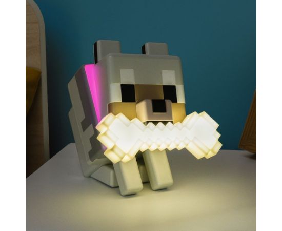 Paladone Minecraft Wolf GloBuddies Light Dekoratīvais apgaismojums 