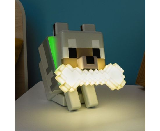 Paladone Minecraft Wolf GloBuddies Light Dekoratīvais apgaismojums 