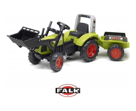 Falk Traktor na pedały Claas Arion 430 z łyżką i przyczepką 1040AM Zielony Новости - Детские товары