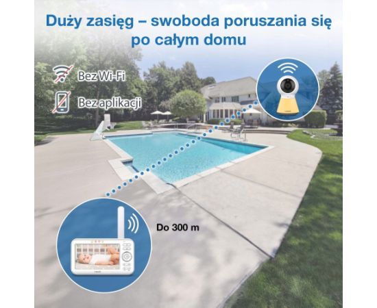 Niania Vtech VTech VM5254 - dziecięcy wideodomofon Mazuļu uzraudzības ierīces