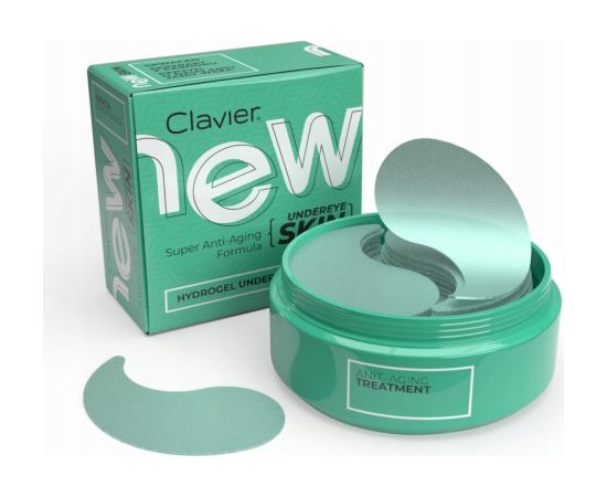 CLAVIER_New Undereye Skin Hydrogel Unredeye Pathes odmładzające żelowe płatki pod oczy 60szt Sejas kopšana