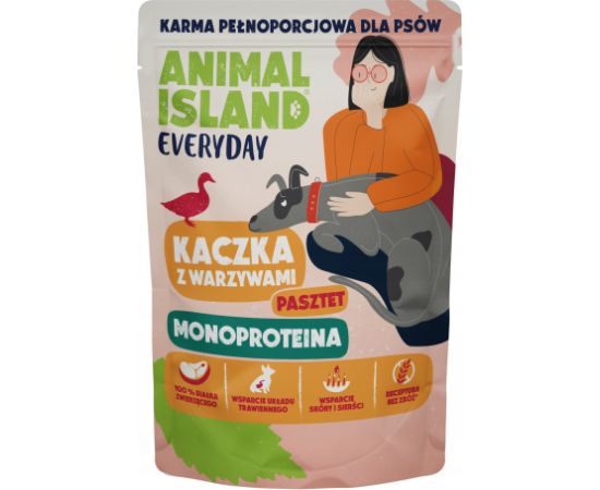 Animal Island ANIMAL ISLAND Monoproteinowa kaczka dla psa 300g Suņu barība