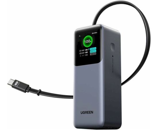 Ugreen PB726 Power Bank 2x USB-C Portatīvais akumulators 165W 20000mAh Power Banks