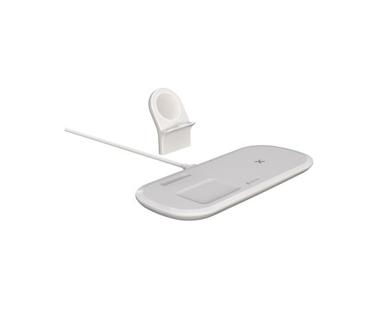 Devia Wireless Charger Bezvadu Lādētājs 3in1 / Viedtālrunim / Apple Watch / Austiņām / USB Bezvadu telefonu lādētāji