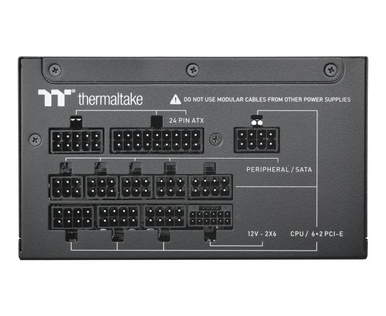 Thermaltake Germanium Pro RGB 1000W (black, 1x 12-pin high power GPU, 4x PCIe, cable management, 1000 watts) Блоки питания