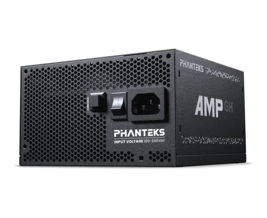 Phanteks AMP GH 1000W ATX3.1 Black (black, 1x 12-pin high power GPU, 3x PCIe, cable management, 1000 watts) Datoru barošanas bloki
