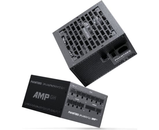 Phanteks AMP GH 1000W ATX3.1 Black (black, 1x 12-pin high power GPU, 3x PCIe, cable management, 1000 watts) Datoru barošanas bloki