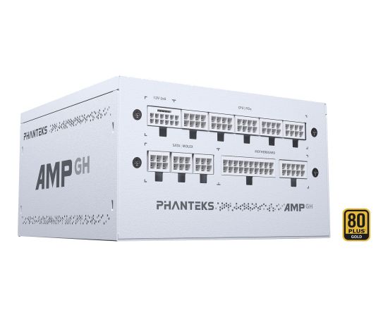 Phanteks AMP GH 750W ATX3.1 White (white, 1x 12-pin high power GPU, 3x PCIe, cable management, 750 watts) Блоки питания