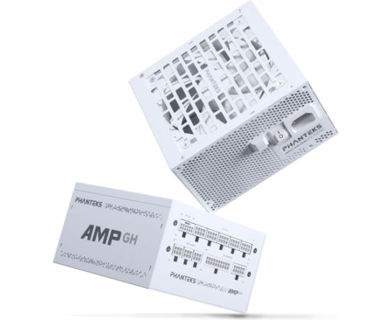 Phanteks AMP GH 750W ATX3.1 White (white, 1x 12-pin high power GPU, 3x PCIe, cable management, 750 watts) Блоки питания