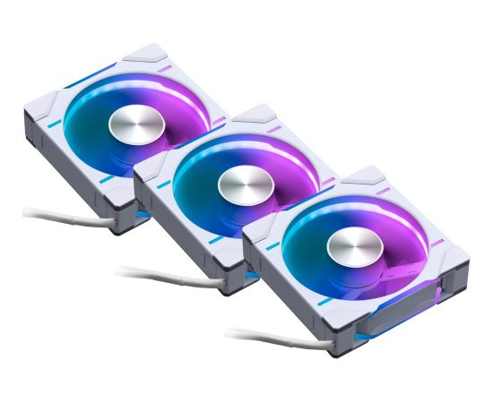 Phanteks D30-120 PWM Reverse DRGB (white, pack of 3, 120 mm) Korpusu dzesēšana