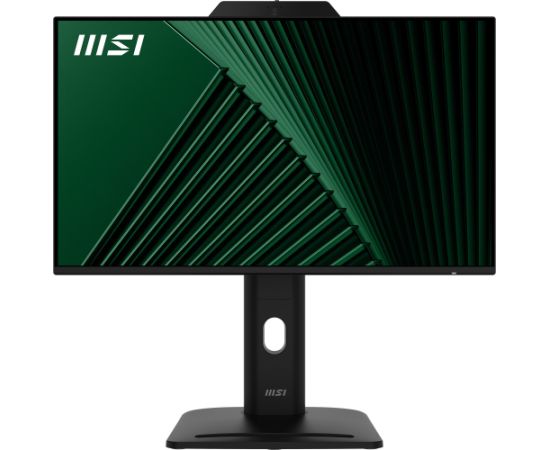 MSI PRO MP242PMGDE (60 cm (23.8 inches), black, FullHD, IPS, webcam, microphone, HDMI, DP, VGA, USB hub, 120Hz panel) Monitori